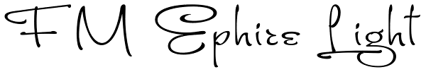 FM Ephire Light Font