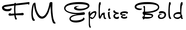 FM Ephire Bold Font