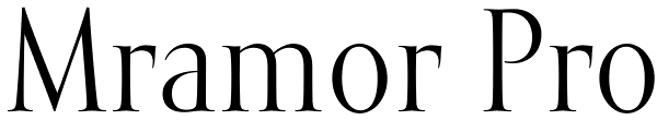 Mramor Pro Font