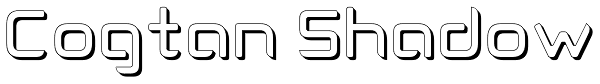 Cogtan Shadow Font