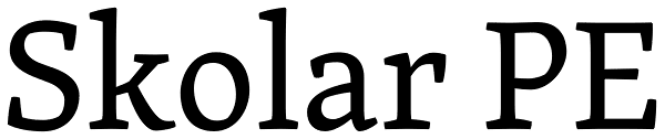 Skolar PE Font