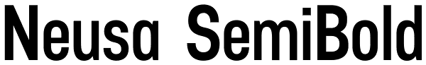 Neusa SemiBold Font