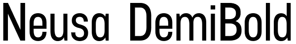 Neusa DemiBold Font