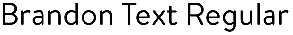 Brandon Text Regular Font