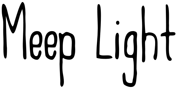 Meep Light Font