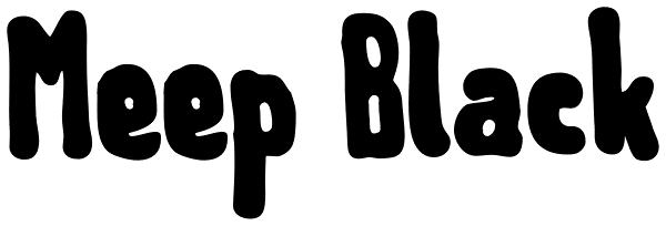 Meep Black Font