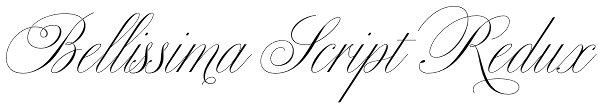 Bellissima Script Redux Font