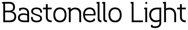 Bastonello Light Font