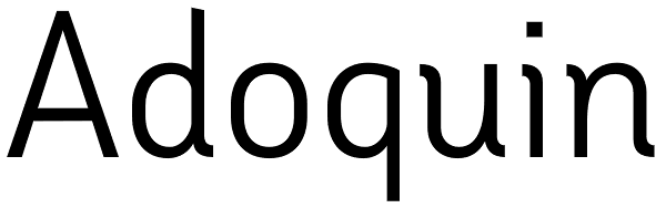 Adoquin Font