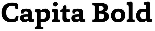 Capita Bold Font