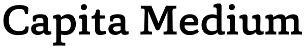 Capita Medium Font