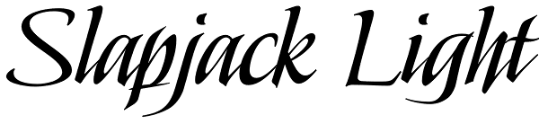 Slapjack Light Font