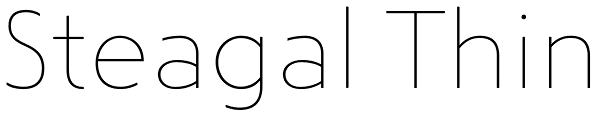 Steagal Thin Font