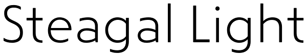 Steagal Light Font