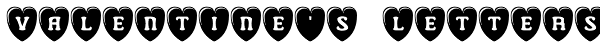 Valentine's Letters Font