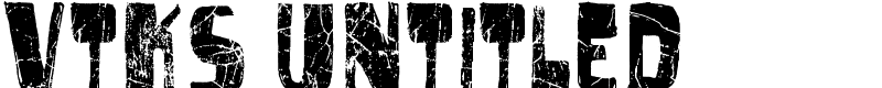 vtks untitled Font