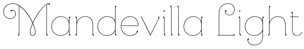 Mandevilla Light Font