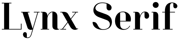 Lynx Serif Font