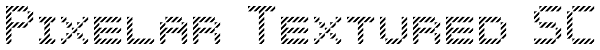 Pixelar Textured SC Font