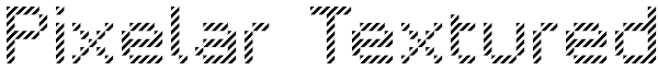 Pixelar Textured Font