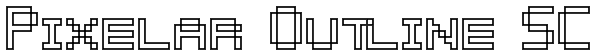 Pixelar Outline SC Font