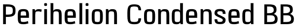 Perihelion Condensed BB Font