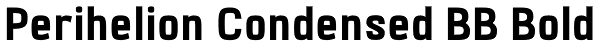 Perihelion Condensed BB Bold Font