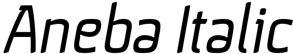 Aneba Italic Font