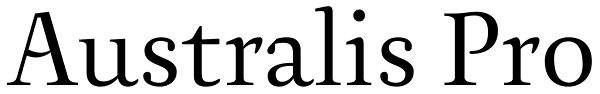 Australis Pro Font