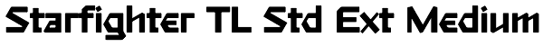 Starfighter TL Std Ext Medium Font