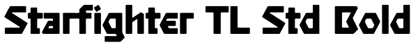 Starfighter TL Std Bold Font