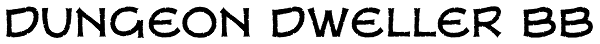 Dungeon Dweller BB Font