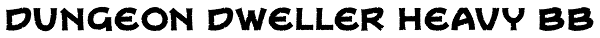 Dungeon Dweller Heavy BB Font