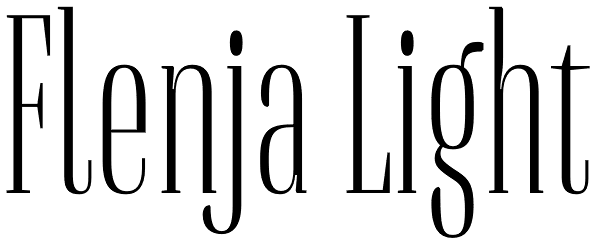 Flenja Light Font