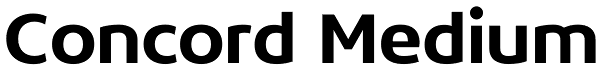 Concord Medium Font