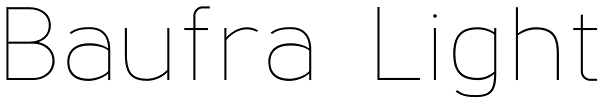 Baufra Light Font