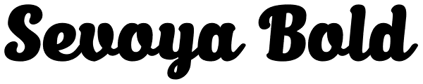 Sevoya Bold Font