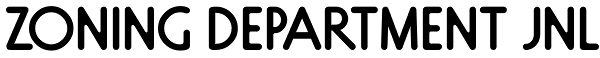 Zoning Department JNL Font