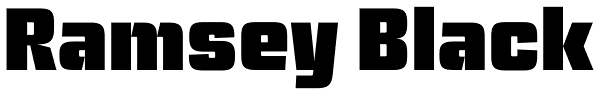 Ramsey Black Font