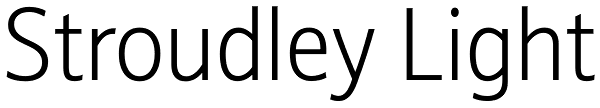 Stroudley Light Font