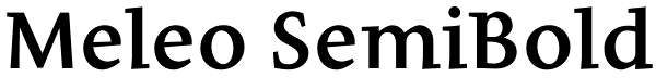 Meleo SemiBold Font