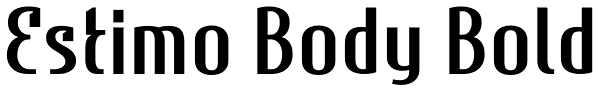 Estimo Body Bold Font