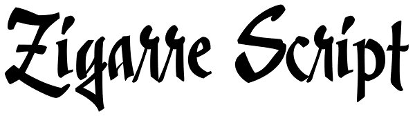 Zigarre Script Font