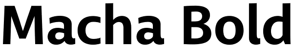 Macha Bold Font