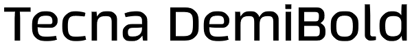 Tecna DemiBold Font