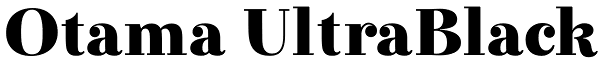 Otama UltraBlack Font