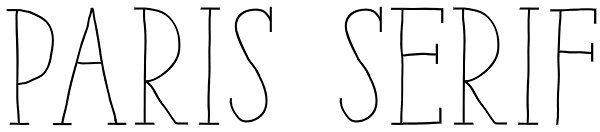 Paris Serif Font