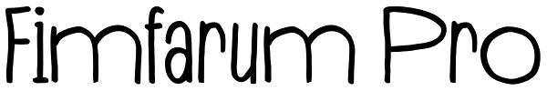 Fimfarum Pro Font