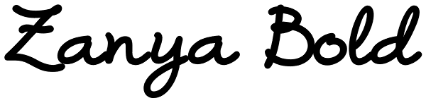 Zanya Bold Font