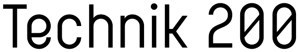 Technik 200 Font